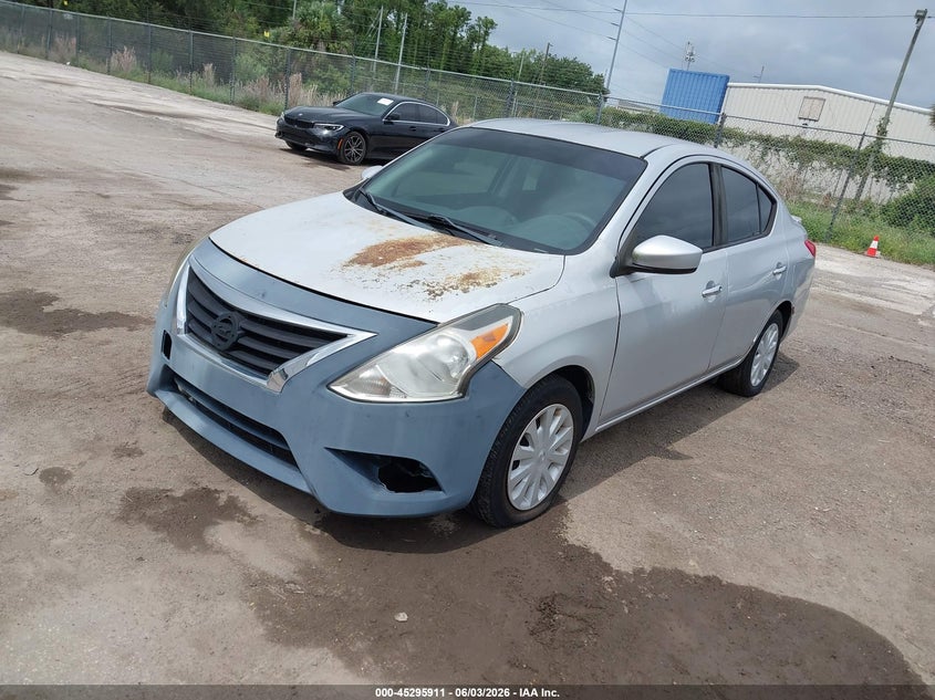 Vin: 3n1cn7ap2hl879179, lot: 45793767, nissan versa 1.6 sv 20172