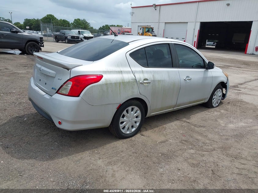 Vin: 3n1cn7ap2hl879179, lot: 45793767, nissan versa 1.6 sv 20174