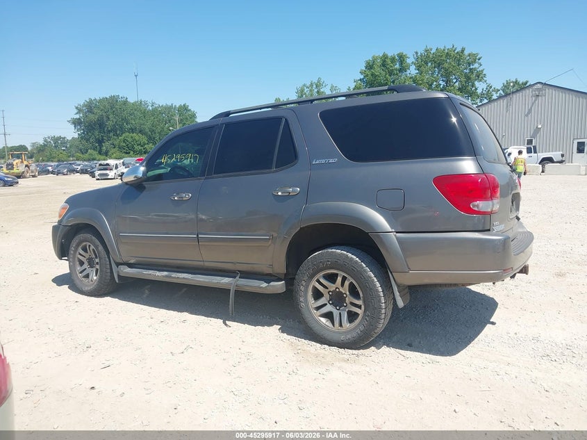 2007 Toyota Sequoia Limited V8 VIN: 5TDBT48A87S283694 Lot: 45295917