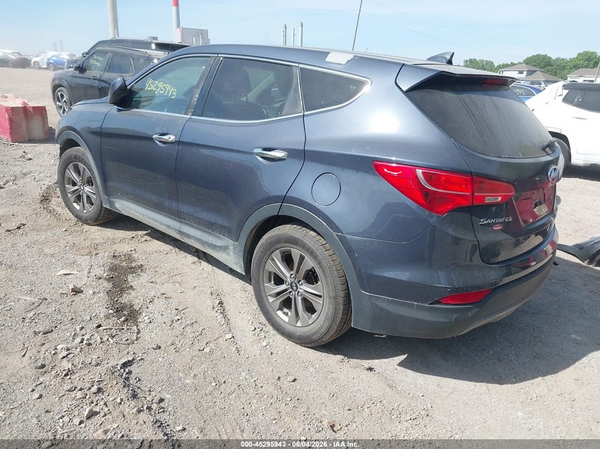 Vin: 5xyzt3lb6gg373285, lot: 45793799, hyundai santa fe sport 2.4l 20163