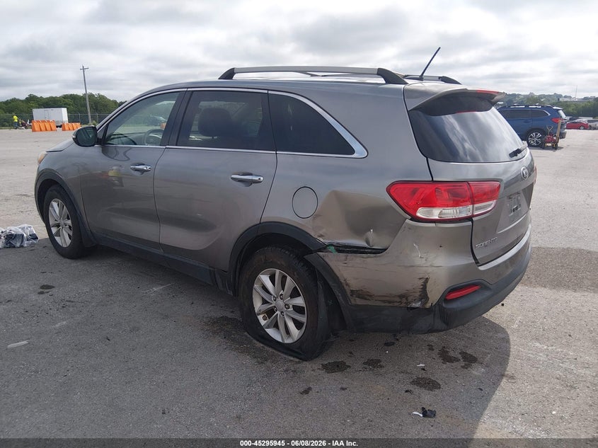 Vin: 5xypg4a38gg086205, lot: 45793801, kia sorento 2.4l l 20163