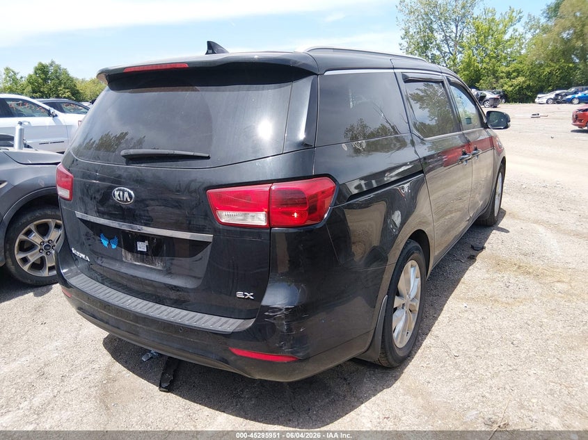 Vin: kndmc5c17f6058266, lot: 45793807, kia sedona ex 20154