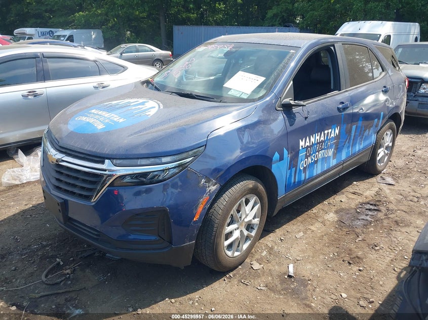 Vin: 3gnaxseg4pl229657, lot: 45793813, chevrolet equinox awd ls 20232