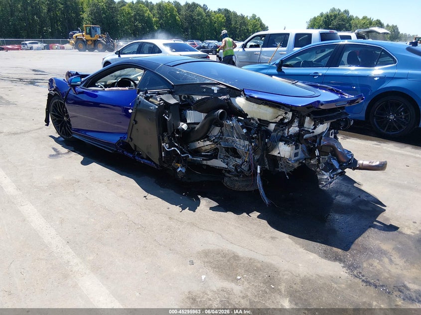 Vin: sbm22gca0nw002052, lot: 45793819, mclaren gt coupe 20223