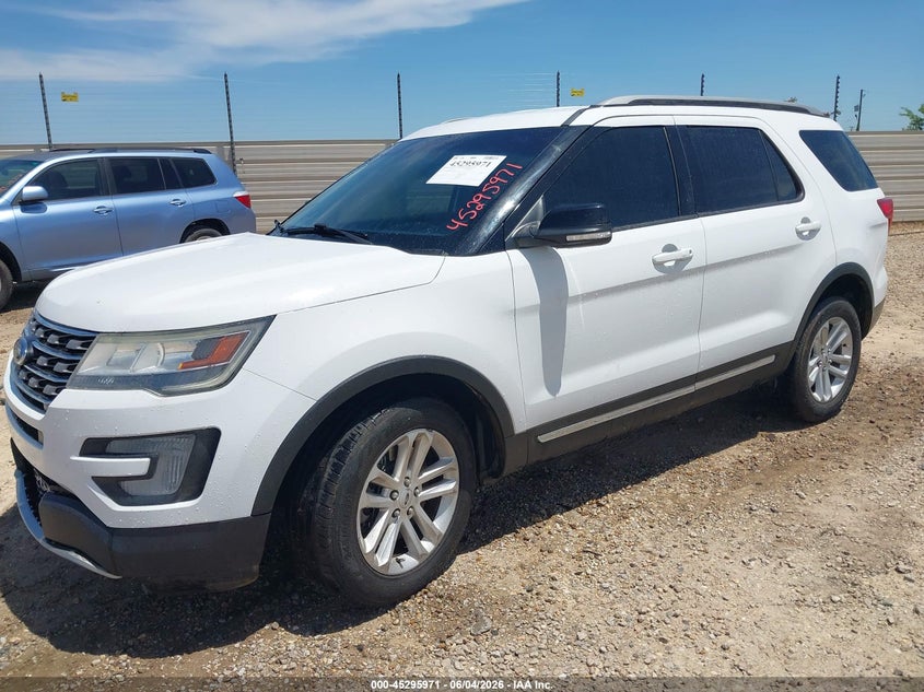 Vin: 1fm5k7d80hgc75195, lot: 45793827, ford explorer xlt 20172