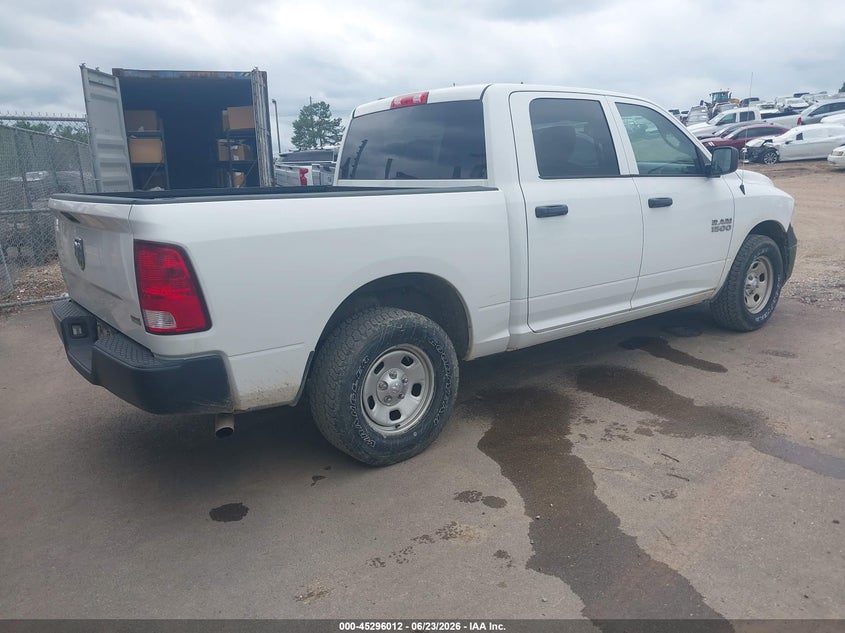 Vin: 1c6rr6kg6hs590223, lot: 45793868, ram 1500 tradesman  4x2 5'7 box 20174