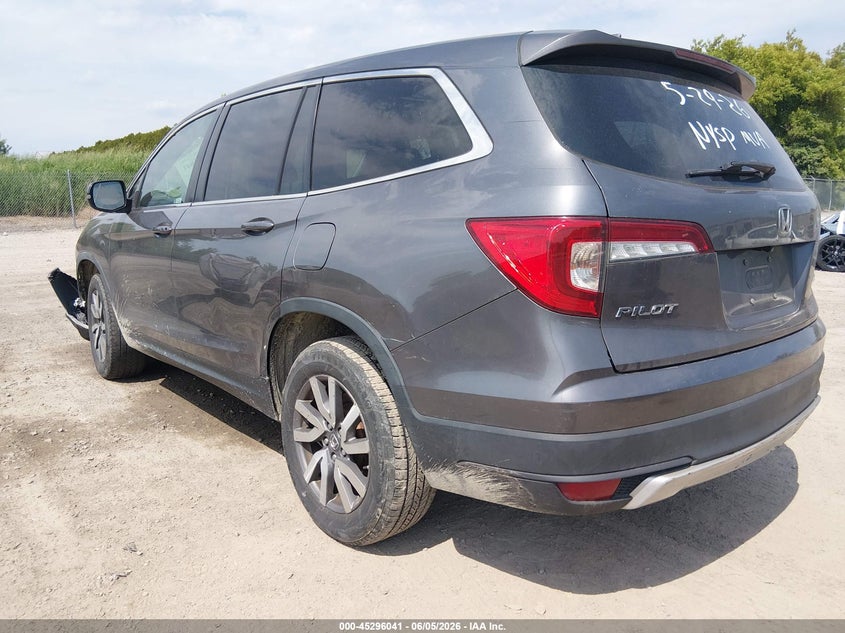 Vin: 5fnyf6h56kb037501, lot: 45793897, honda pilot ex-l 20193