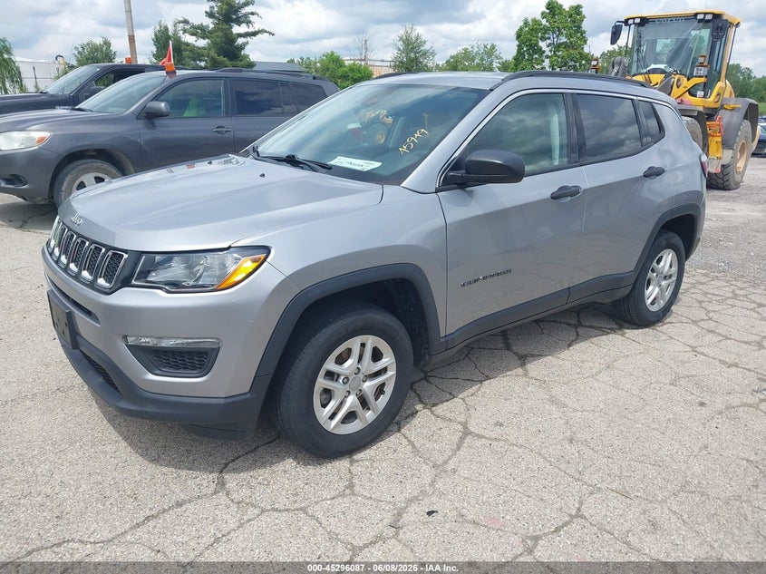 2019 Jeep Compass Sport 4x4 3C4NJDAB8KT619588 photo 1