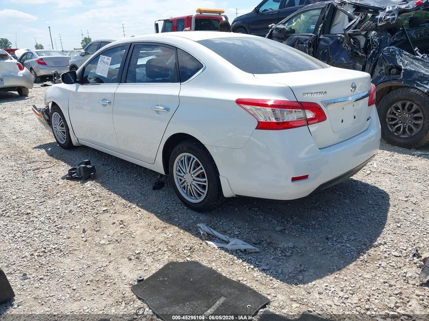 Vin: 3n1ab7ap4el664236, lot: 45793960, nissan sentra fe+ s/fe+ sv/s/sl/sr/sv 20143