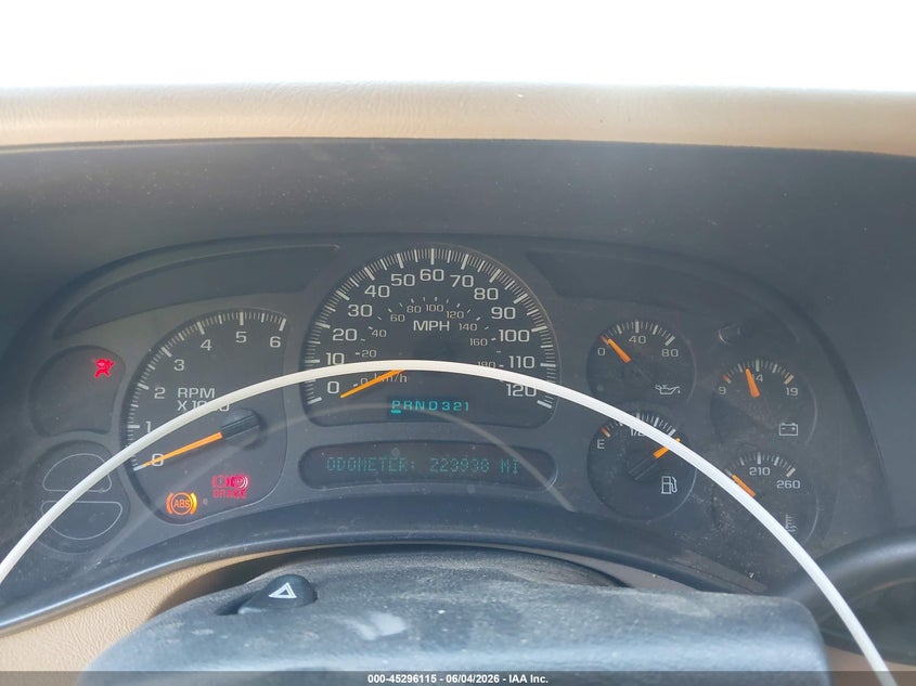 2004 Chevrolet Avalanche 1500 VIN: 3GNEC12T24G130221 Lot: 45296115