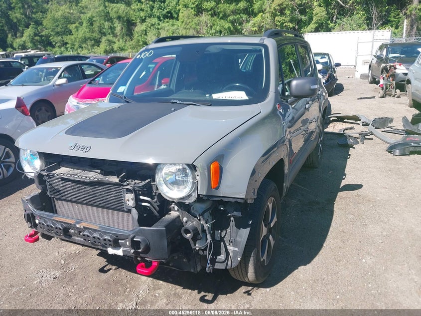 Vin: zacnjbc10kpk69774, lot: 45793974, jeep renegade trailhawk 4x4 20192