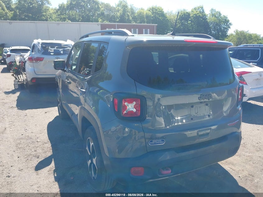 Vin: zacnjbc10kpk69774, lot: 45793974, jeep renegade trailhawk 4x4 20193