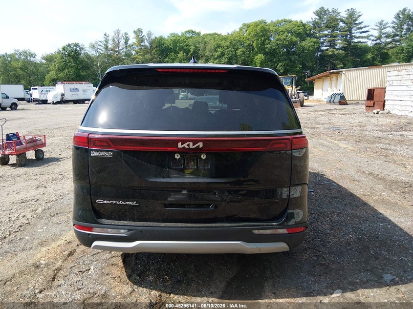 2022 Kia Carnival Mpv Lx Seat Package VIN: KNDNB4H36N6161673 Lot: 45296141