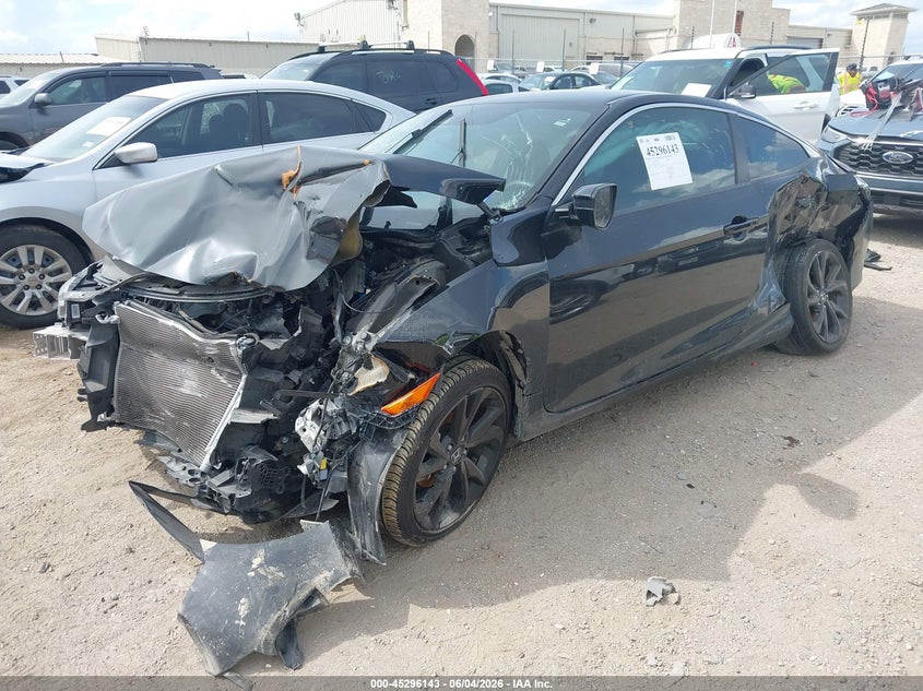 Vin: 2hgfc4b88kh308061, lot: 45793998, honda civic sport 20192