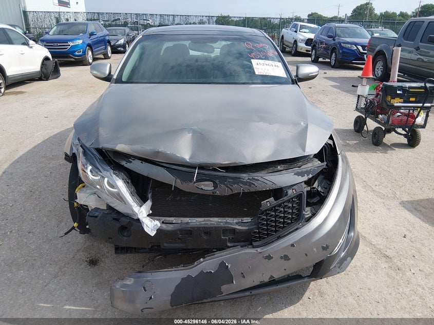 2012 Kia Optima 2.4 Ex grey Lot 111045296146 Vin 5XXGN4A70CG081068