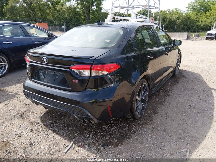 Vin: jtdp4rce8lj032319, lot: 45794034, toyota corolla se 20204