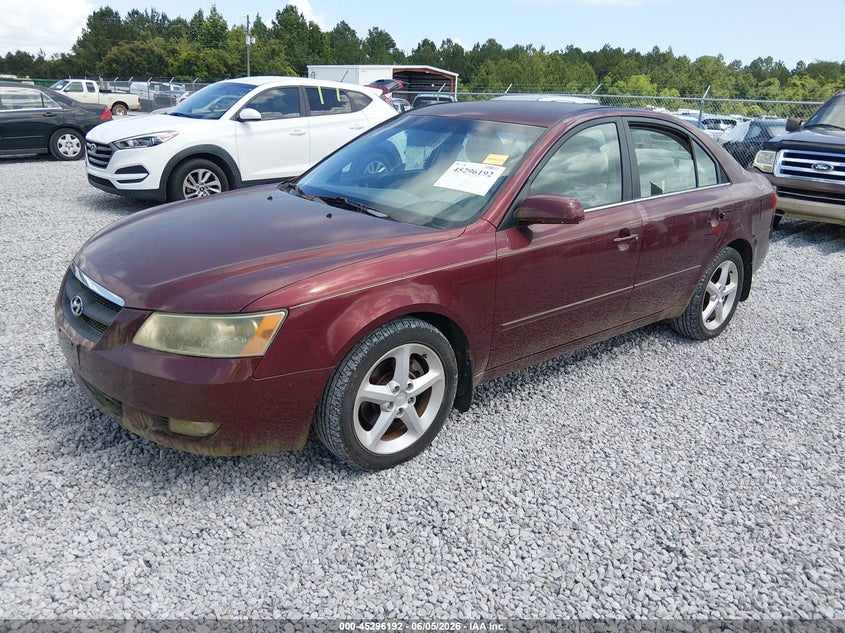 5NPEU46F17H201383 2007 Hyundai Sonata Limited/Se V6 photo 1