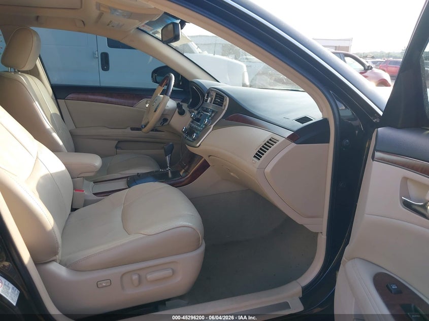 2011 TOYOTA AVALON SEDAN 3.5L V-6 DOHC, VVT, 268HP