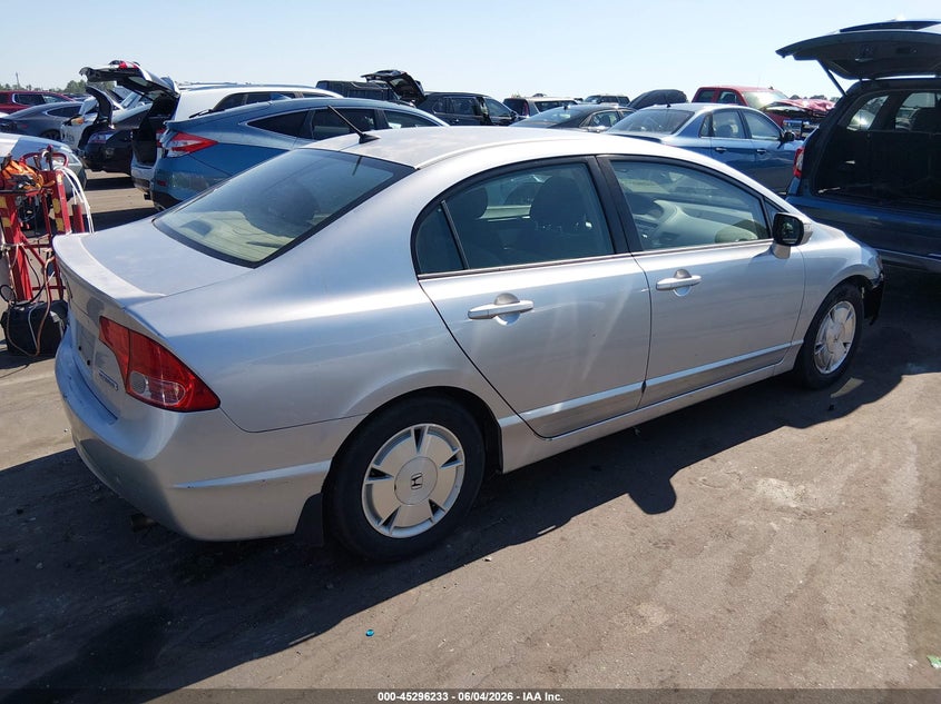 2006 Honda Civic Hybrid VIN: JHMFA36226S026449 Lot: 45296233