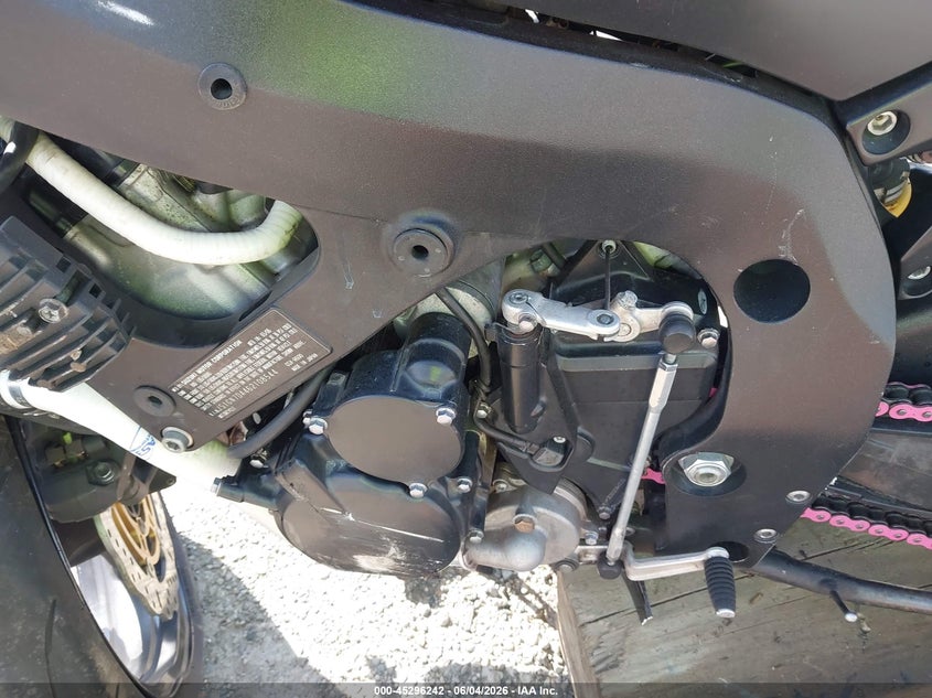 2006 Suzuki Gsx-R600 K6 VIN: JS1GN7DA462108544 Lot: 45296242