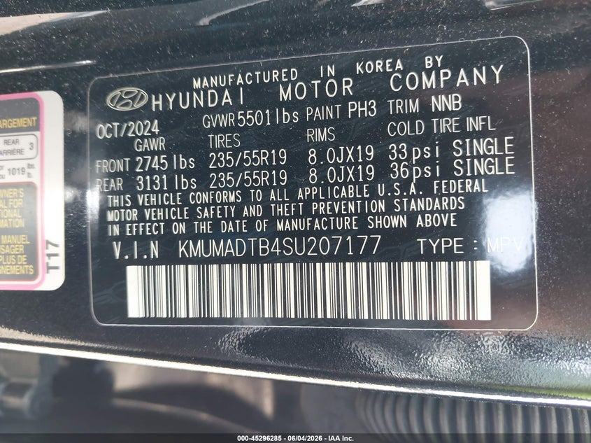 2025 Genesis Gv70 2.5T Awd VIN: KMUMADTB4SU207177 Lot: 45296285