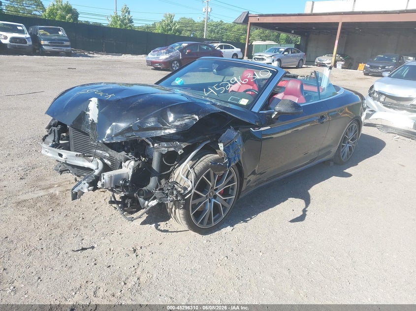 Vin: wauw4gf59nn005991, lot: 45794166, audi s5 cabriolet premium plus tfsi quattro tiptronic 20222