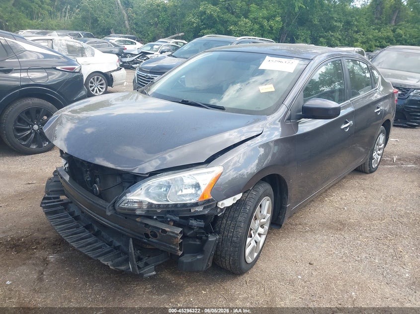 Vin: 3n1ab7ap9el695952, lot: 45794178, nissan sentra s 20142