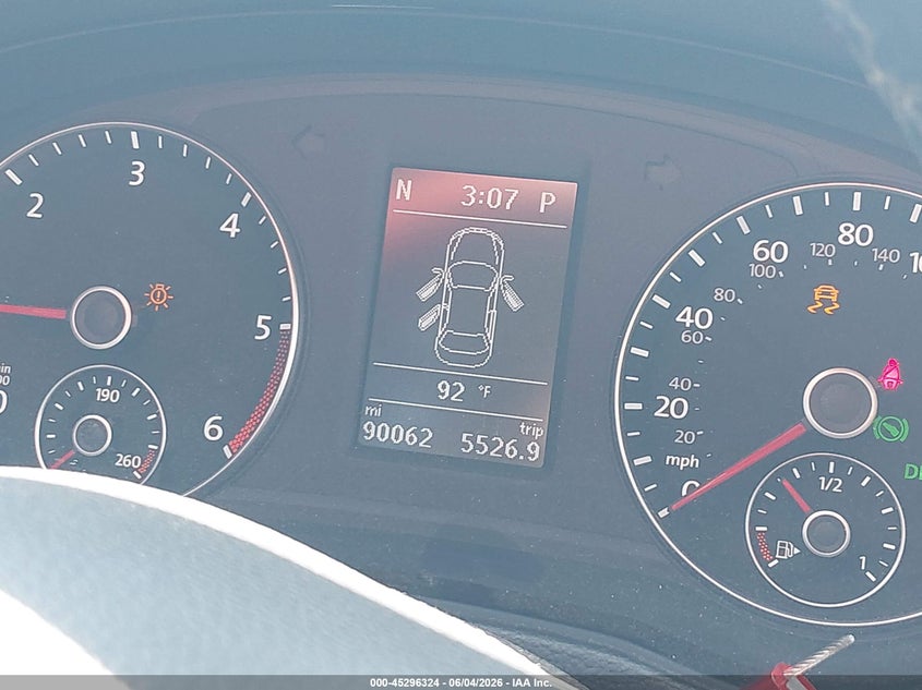 2015 VOLKSWAGEN PASSAT SEDAN 2.0L I-4 DI, DOHC, TURBO, 150HP