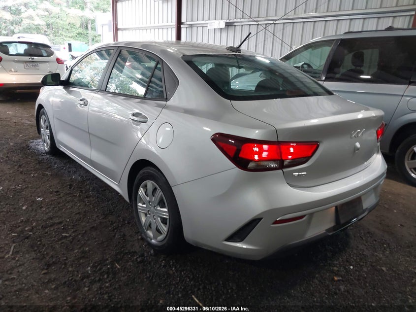 2023 KIA RIO 1.6L I-4 DOHC, VVT, (VIN: 3KPA24AD5PE561738
