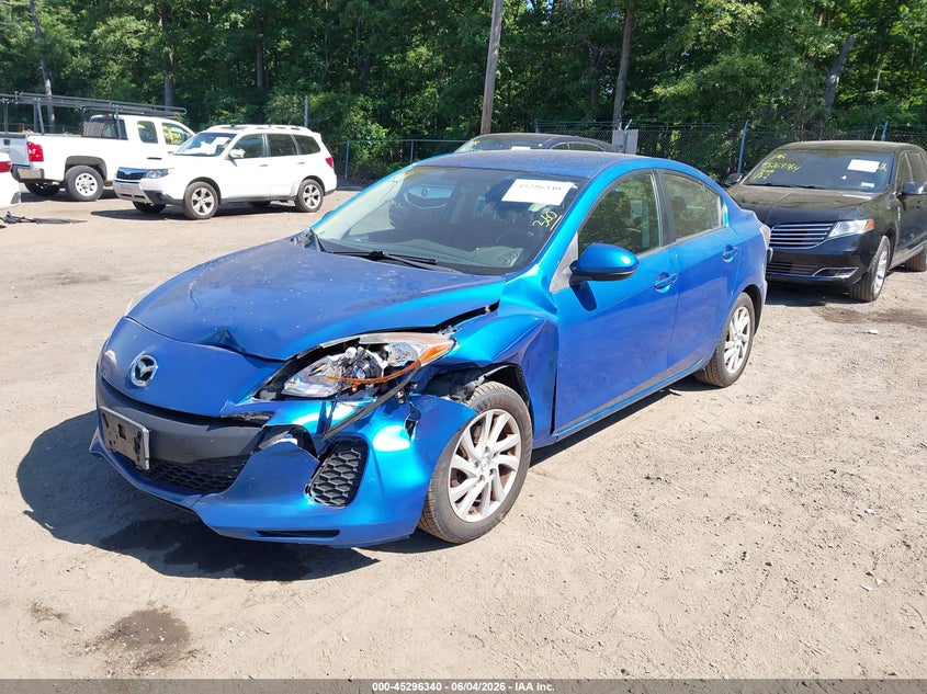 Vin: jm1bl1v89c1652344, lot: 45794196, mazda mazda3 i touring 20122