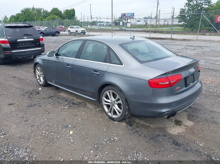 Vin: waukgafl3da093962, lot: 45794216, audi s4 3.0t premium plus 20133