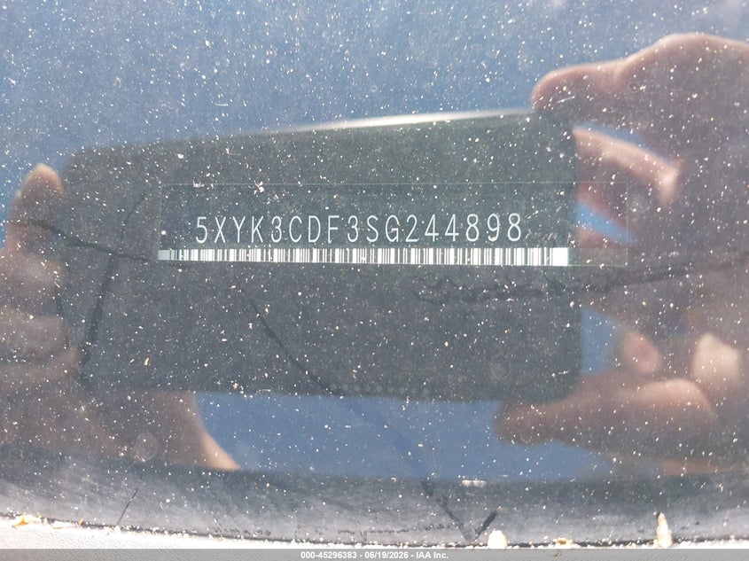 KIA SPORTAGE 2025 VIN 5XYK3CDF3SG244898