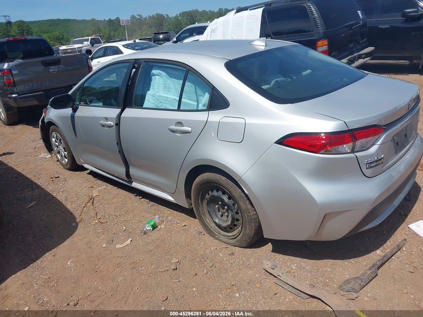 Vin: 5yfepmae8np368779, lot: 45794247, toyota corolla le 20223