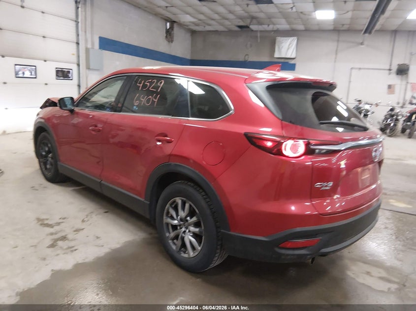 Vin: jm3tcbcyxg0110590, lot: 45794260, mazda cx-9 touring 20163