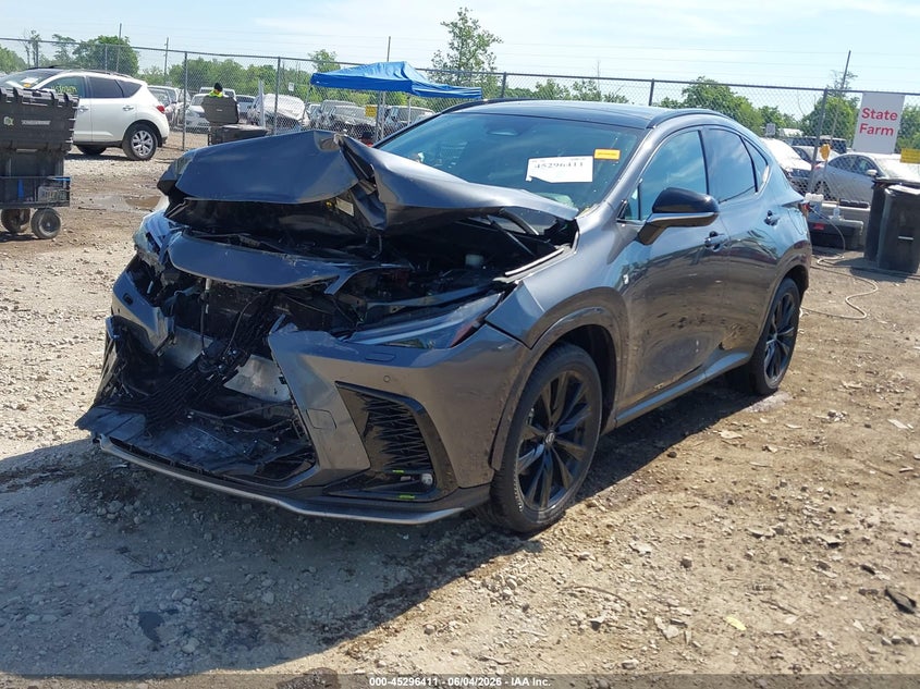 Vin: 2t2kgcez9sc061655, lot: 45794267, lexus nx 350 f sport handling 20252