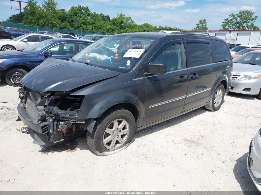 Vin: 2c4rc1bg6cr345493, lot: 45794287, chrysler town & country touring 20122