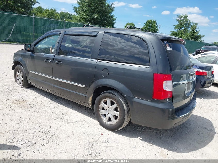 Vin: 2c4rc1bg6cr345493, lot: 45794287, chrysler town & country touring 20123