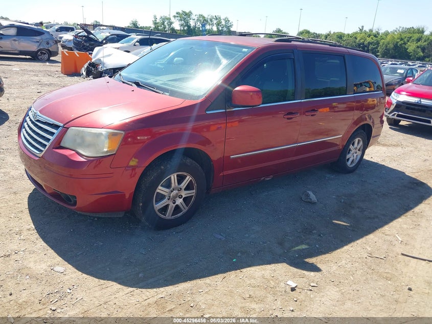 Vin: 2a4rr8dx4ar358349, lot: 45794312, chrysler town & country touring plus 20102