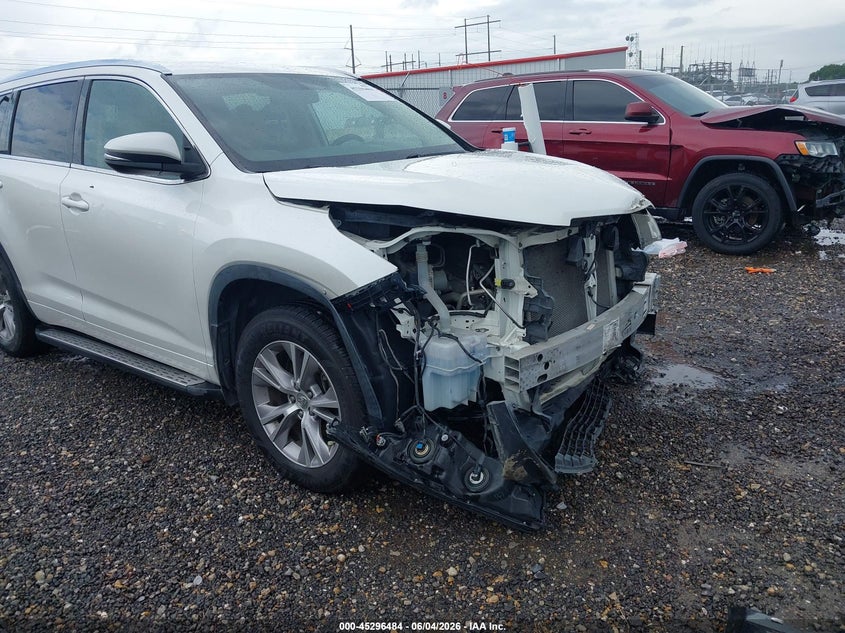 2014 Toyota Highlander Xle V6 VIN: 5TDKKRFH3ES029212 Lot: 45296484
