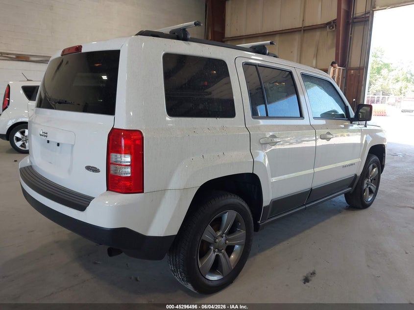 Vin: 1c4njpfa3ed699989, lot: 45794352, jeep patriot high altitude 20144