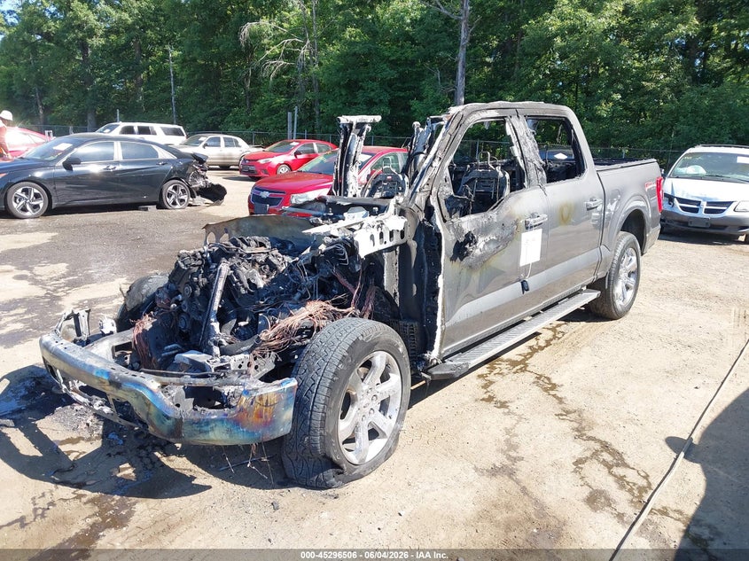 Vin: 1ftfw1e50pkg04486, lot: 45794362, ford f-150 xlt 20232