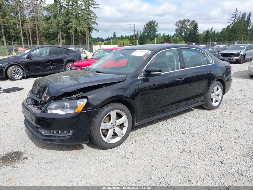 Vin: 1vwbt7a38ec073783, lot: 45794363, volkswagen passat 1.8t se 20142