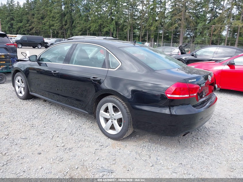 Vin: 1vwbt7a38ec073783, lot: 45794363, volkswagen passat 1.8t se 20143