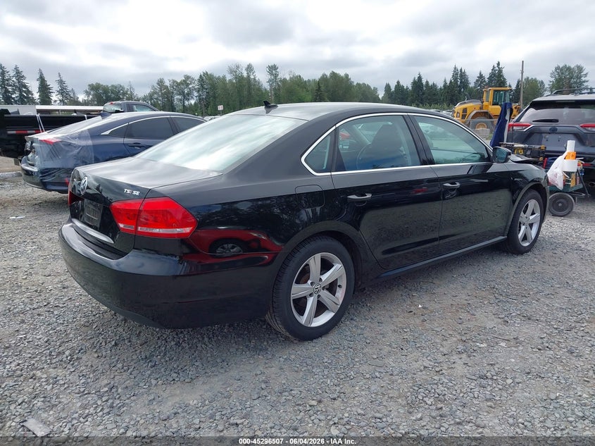 Vin: 1vwbt7a38ec073783, lot: 45794363, volkswagen passat 1.8t se 20144