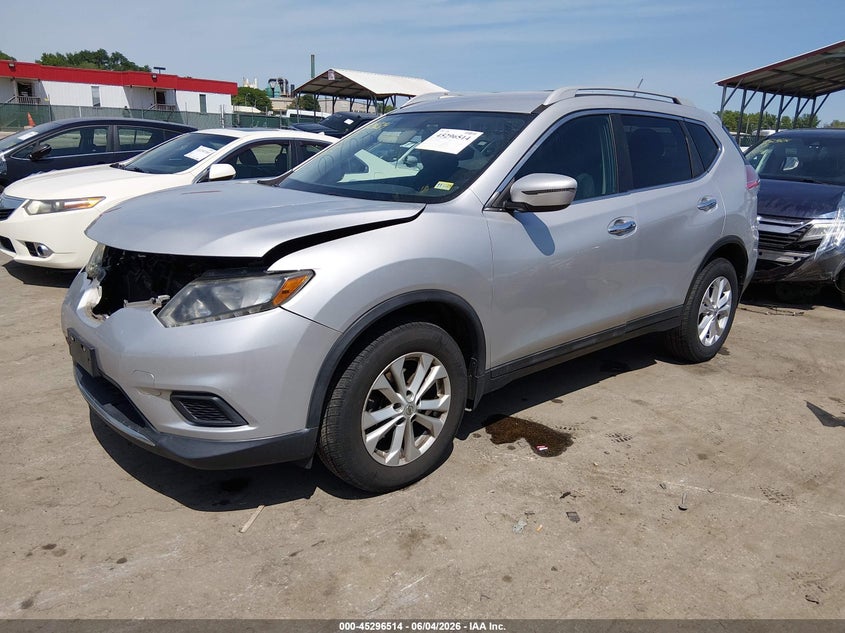 Vin: 5n1at2mv2gc920245, lot: 45794371, nissan rogue sv 20162
