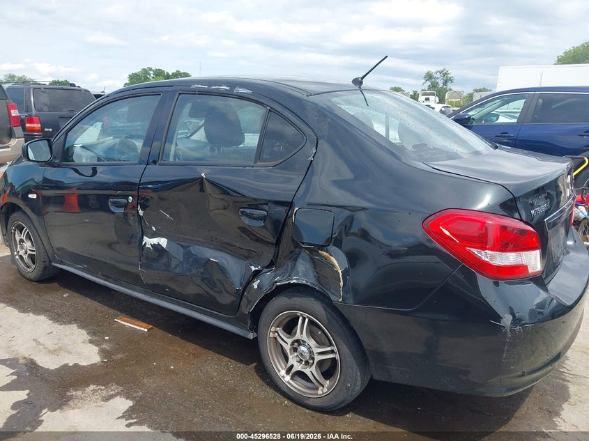 2019 MITSUBISHI MIRAGE SEDAN 1.2L I-3 DOHC, VVT, 78HP