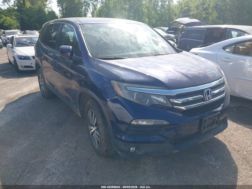 Vin: 5fnyf6h30hb072378, lot: 45794396, honda pilot ex 2017 img_1