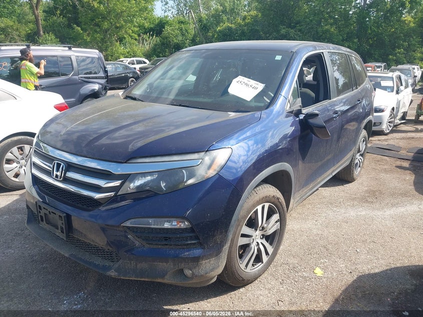 Vin: 5fnyf6h30hb072378, lot: 45794396, honda pilot ex 20172