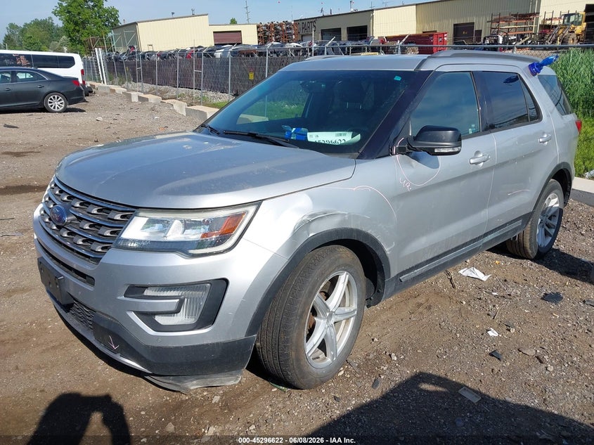 Vin: 1fm5k7d86ggb94524, lot: 45794478, ford explorer xlt 20162