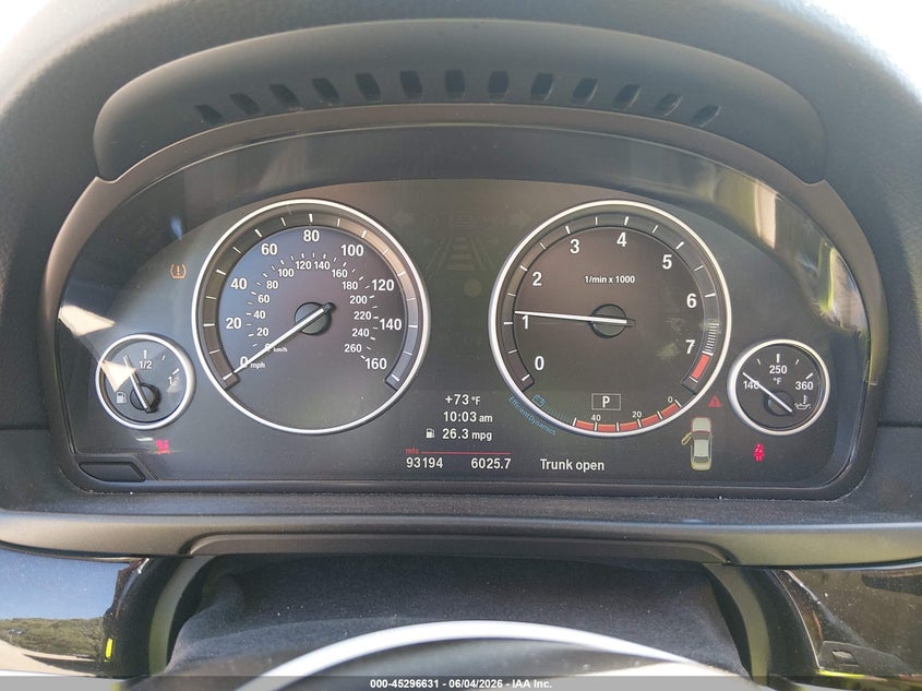 2012 BMW 528I xDrive VIN: WBAXH5C59CDW09044 Lot: 45296631
